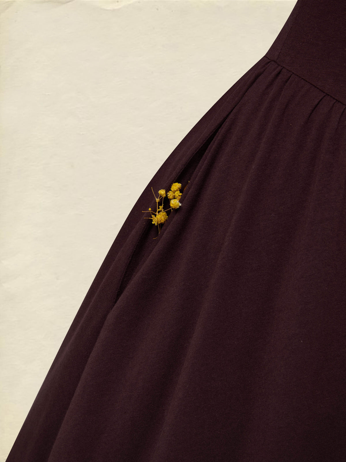Maxi Cotton Knit Dress, Long Sleeves, Vintage, Red Brown