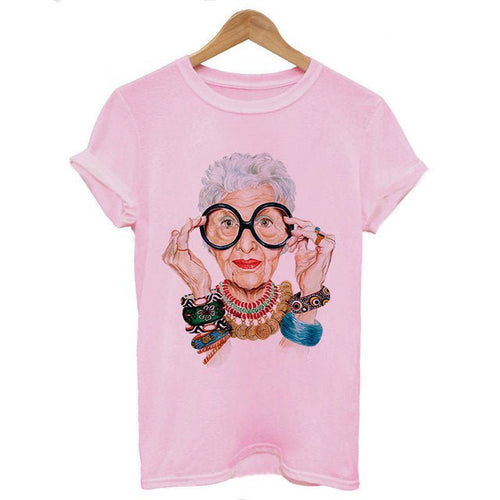 T Shirt Vintage Femme Rose