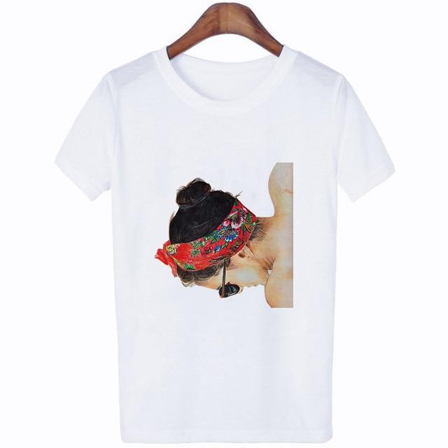 T Shirt Rétro Femme