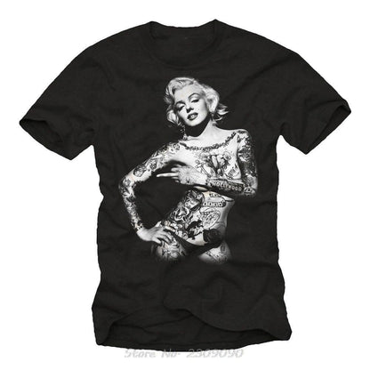 T Shirt Vintage Marilyn Monroe Tattoo