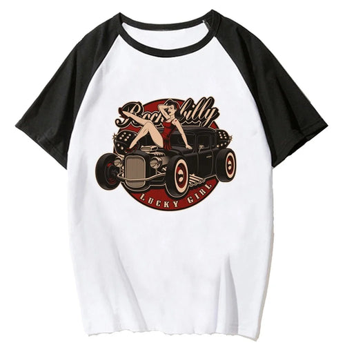 T Shirt Vintage Rockabilly Hot Rod